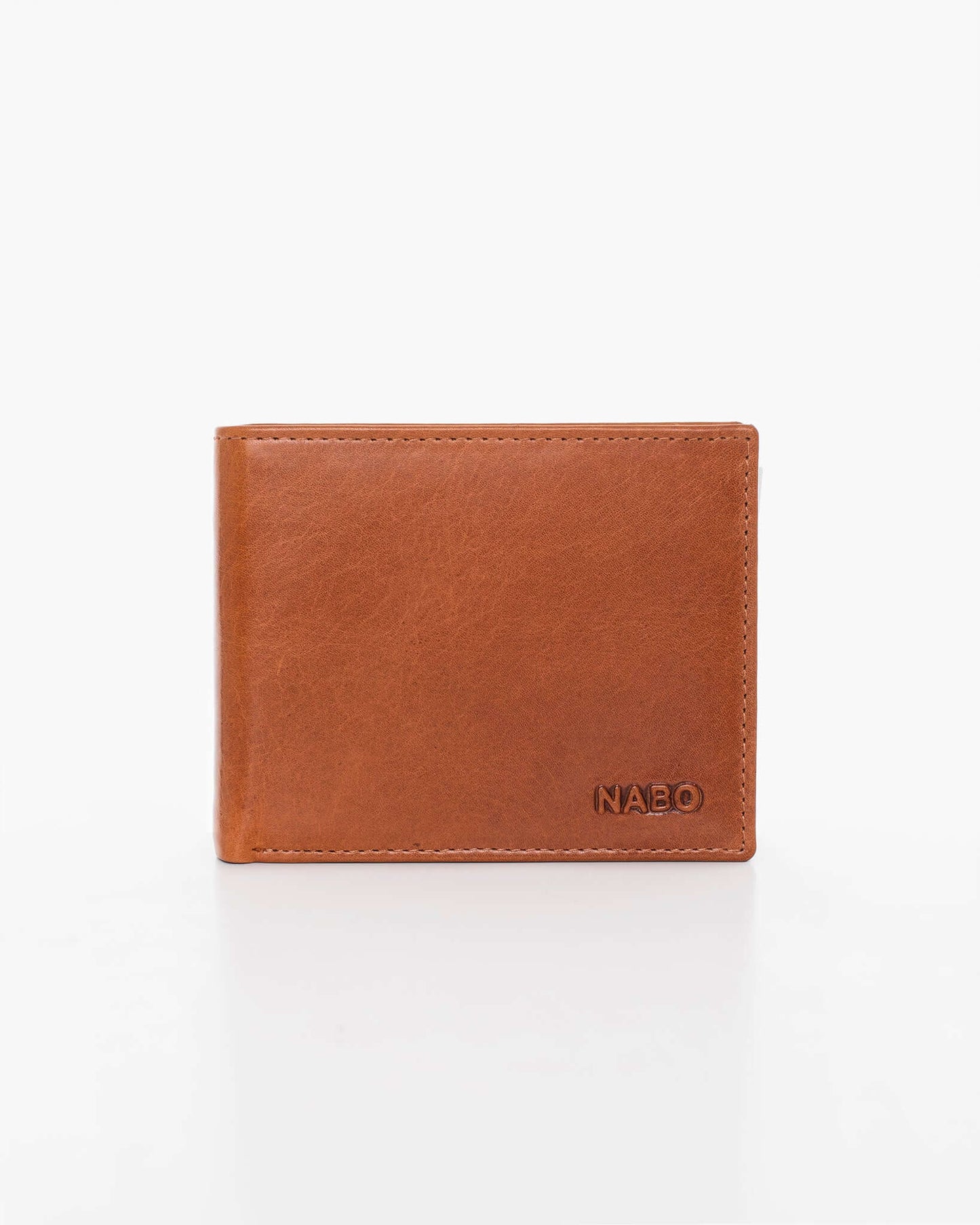 Leather Wallet NK254 (RFID-blocking) - Brown