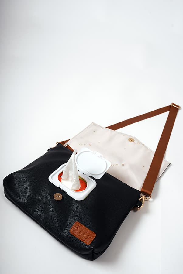 Baby accessories handbag – Black Coffee