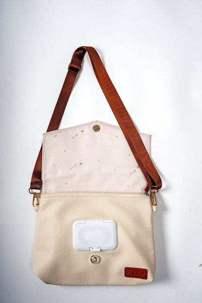 Baby accessories handbag – Cappuccino