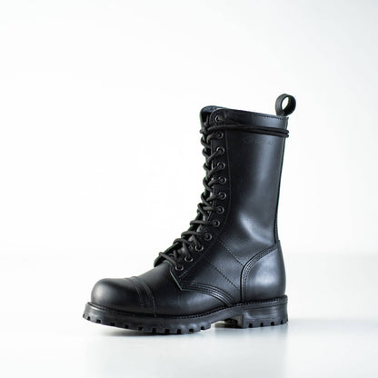 516 aka High Aviator Boots - Black