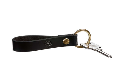 Close to You Leather Keychain - Black